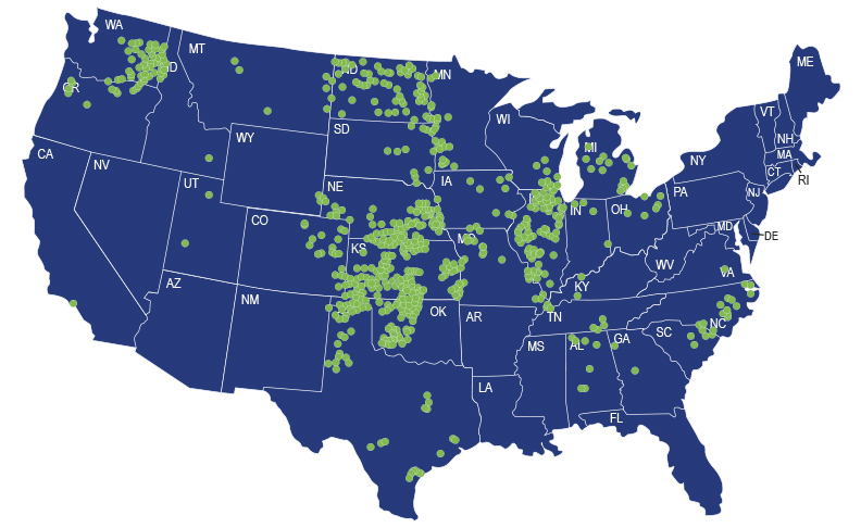 Bushel Locations